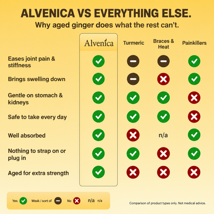 Alvenica Aged Ginger Root Softgels - 60 Capsules