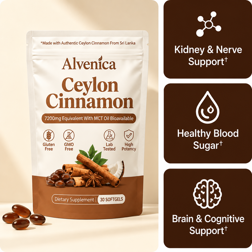 Ceylon Cinnamon 7200mg with MCT Oil
