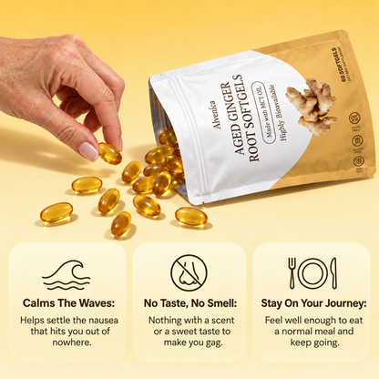 Alvenica Aged Ginger Root Softgels Stomach